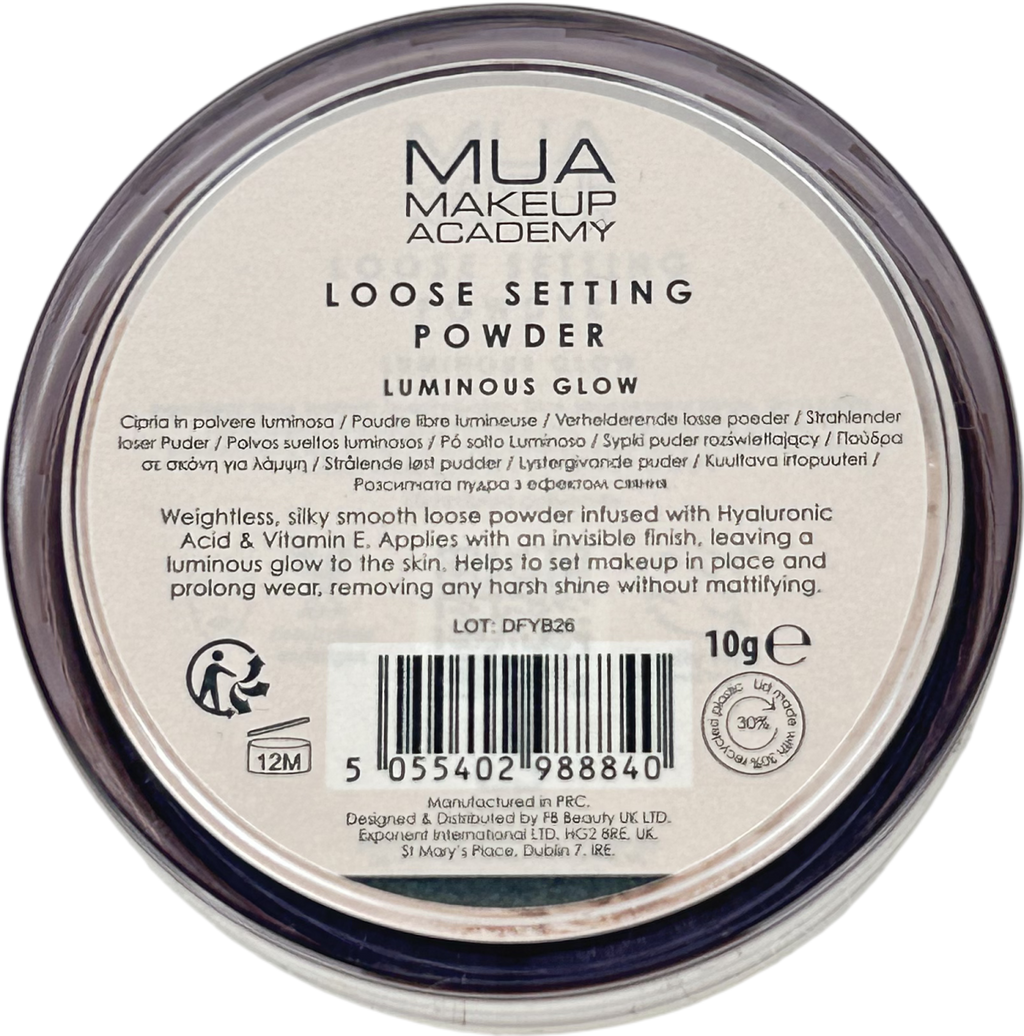 MUA Makeup Academy Luminous Glow Setting Powder 10g