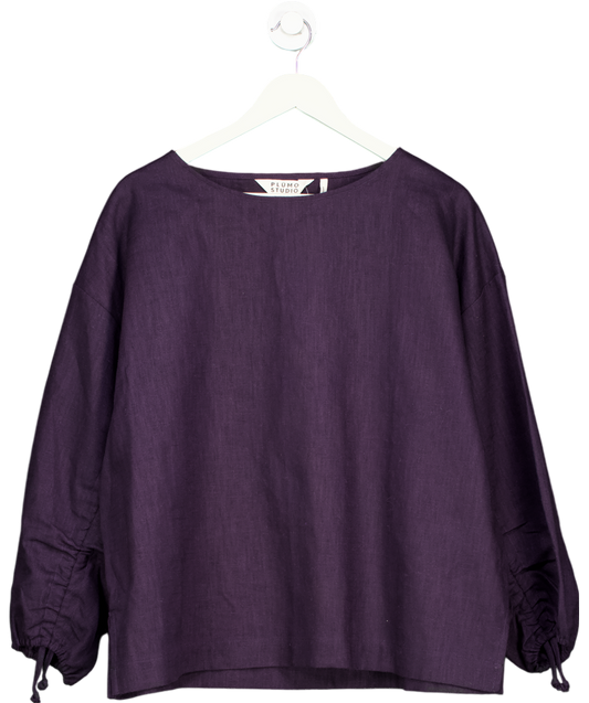 Plumo Studio Purple Gail Blouse UK 12