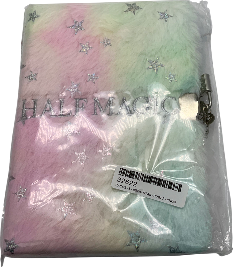 Multicoloured Half Magic Furry Notebook