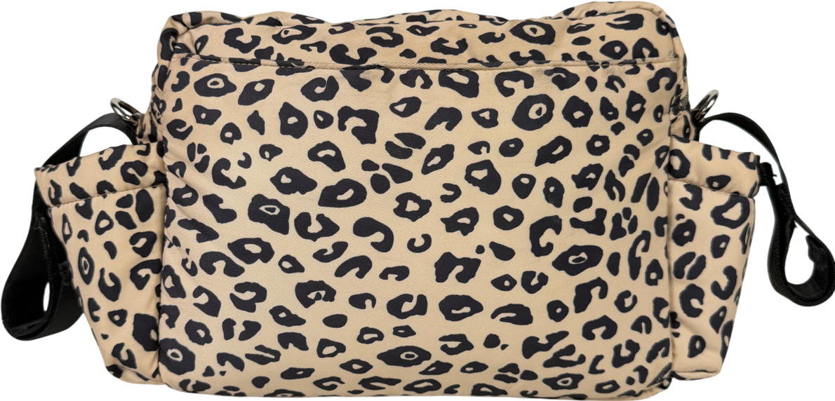 Jem + Bea Cream Eco Stroller Organiser, Leopard One Size