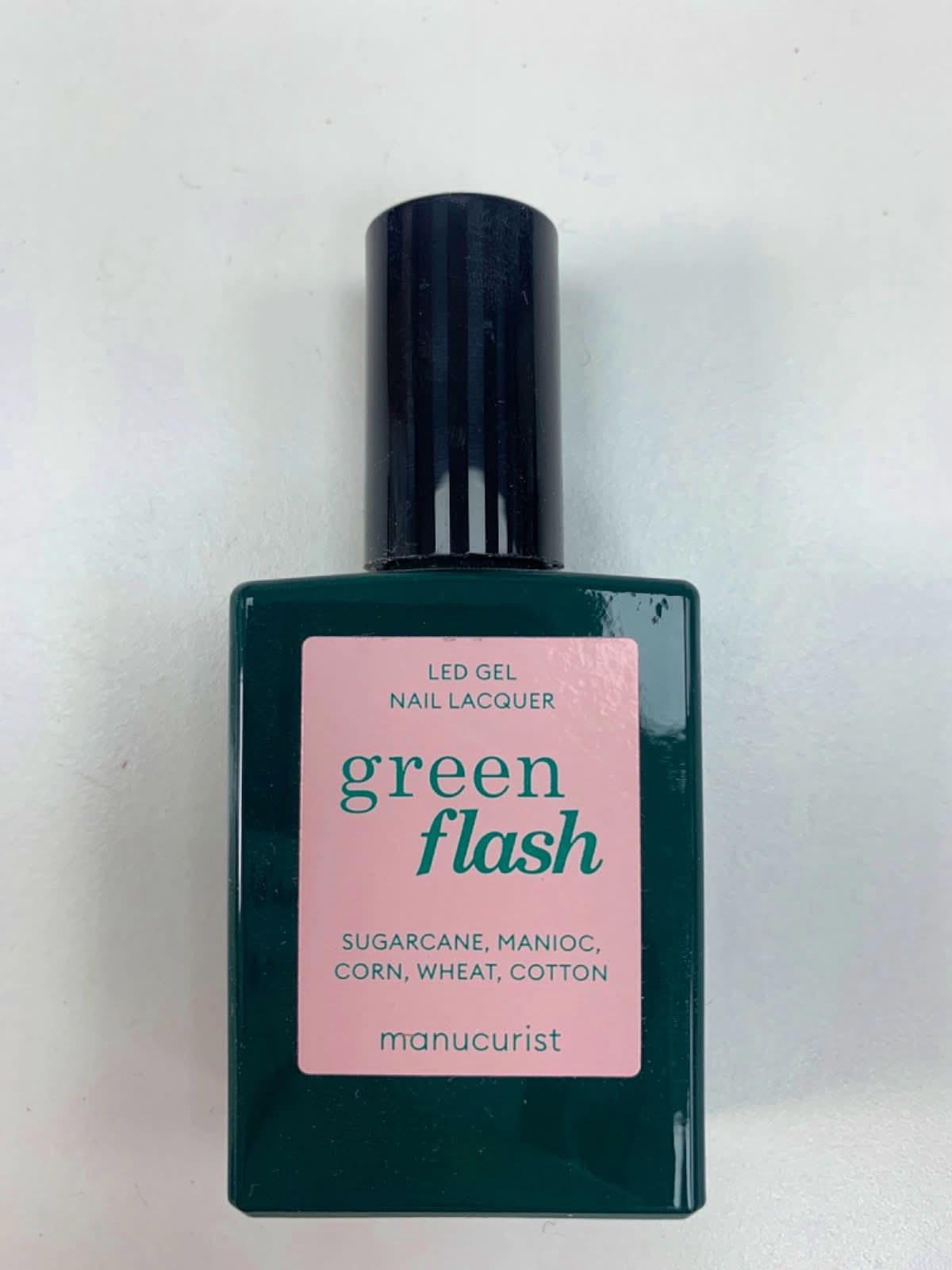 Manucurist Green Flash Nail Polish Remover and LED Gel Nail Lacquer Top and Base Coat Kit  100 ml