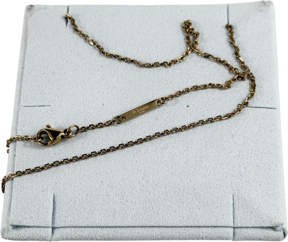 D.Louise Metallic Linked Necklace