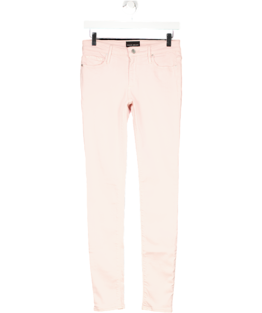 Black Orchid Pink Stretch Skinny Jeans W26