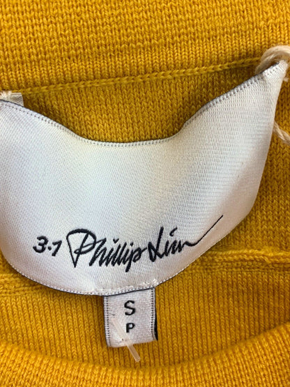 3.1 Phillip Lim Yellow Ribbed Knit Sweater Size S