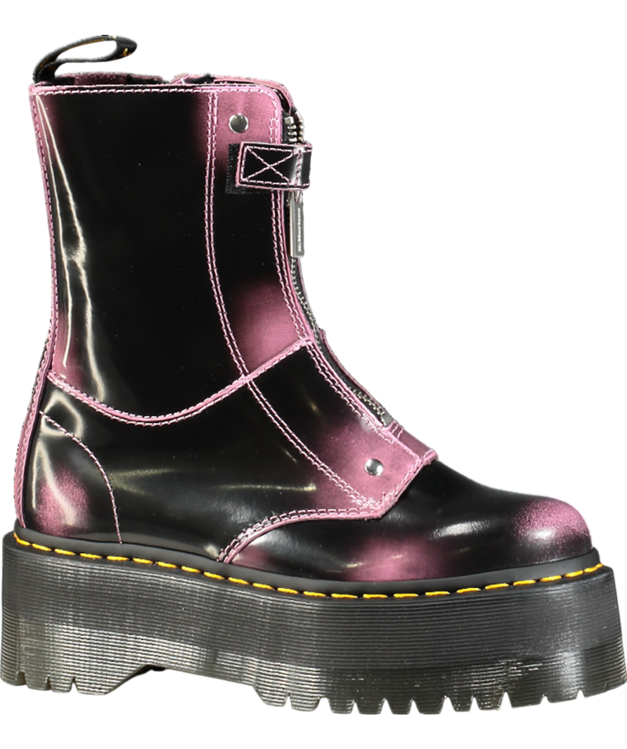 Dr Martens Jetta Quad Max Boots In Black Rub Off UK 4 EU 37 👠