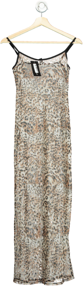 New Look Animal Print Slip Dress UK 10