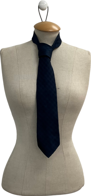 Barneys New York Blue Silk Tie One Size