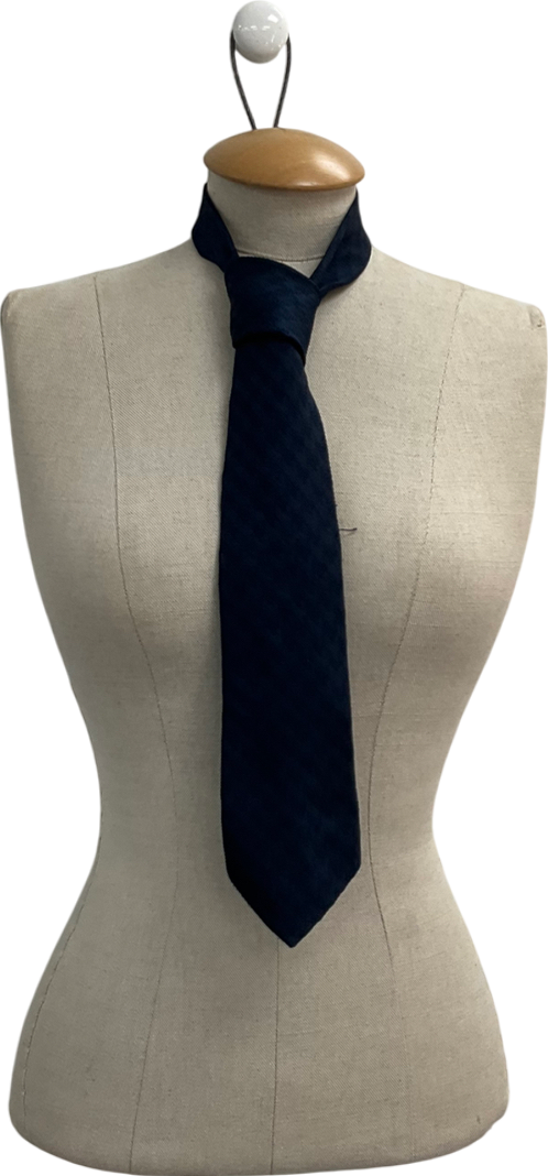 Barneys New York Blue Silk Tie One Size