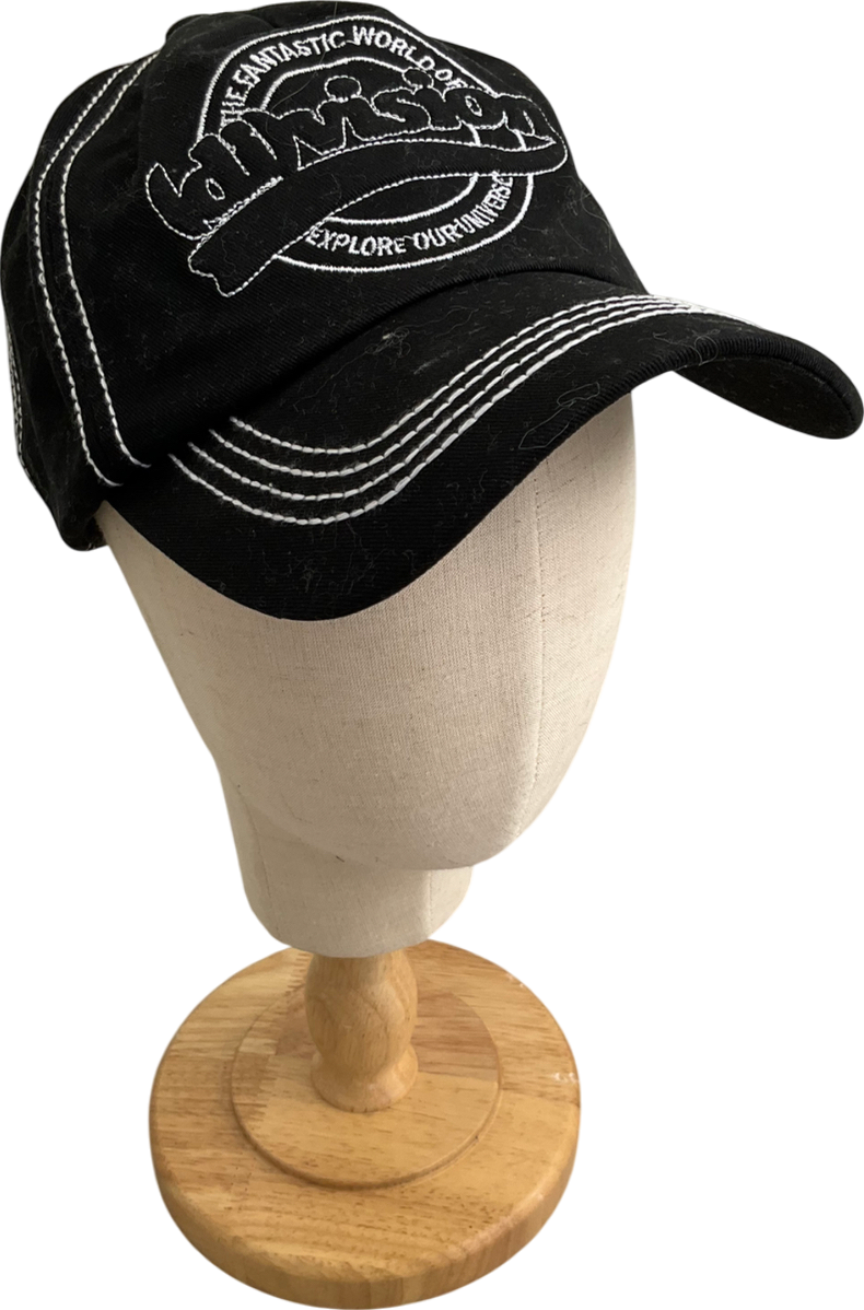(Di)Vision Black Embroidered Cap One Size