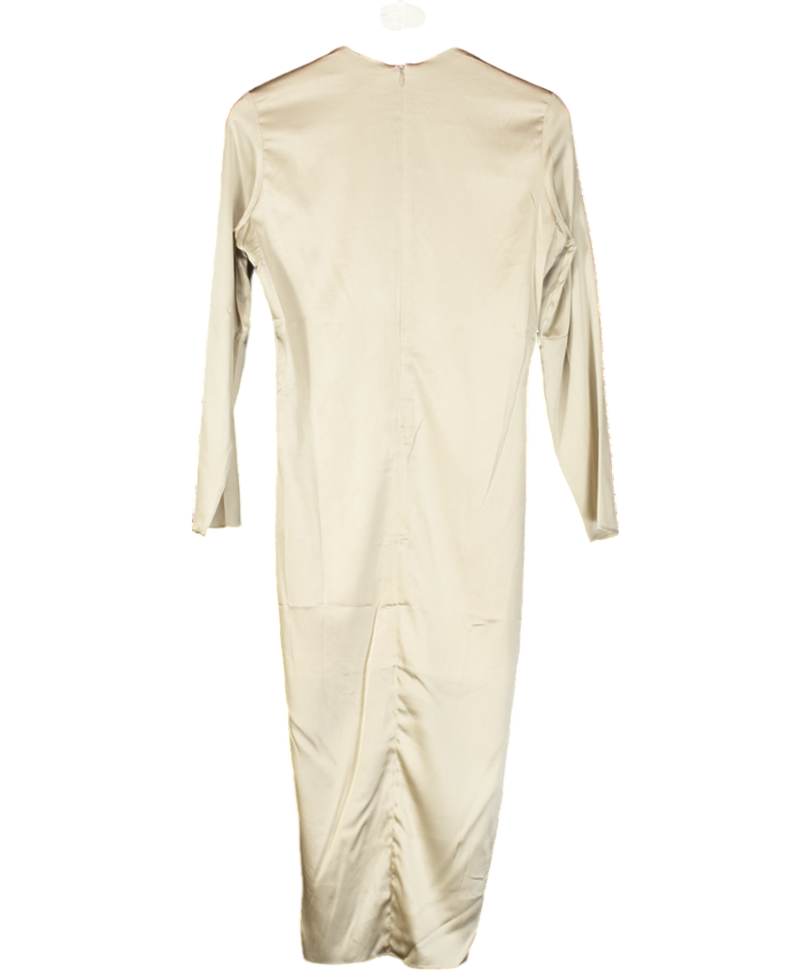 Mother Of All Beige Rose Midi Dress UK S