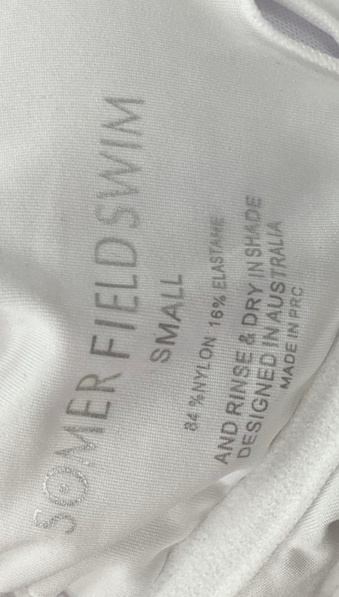 somerfield swim White Cabarita Top UK S