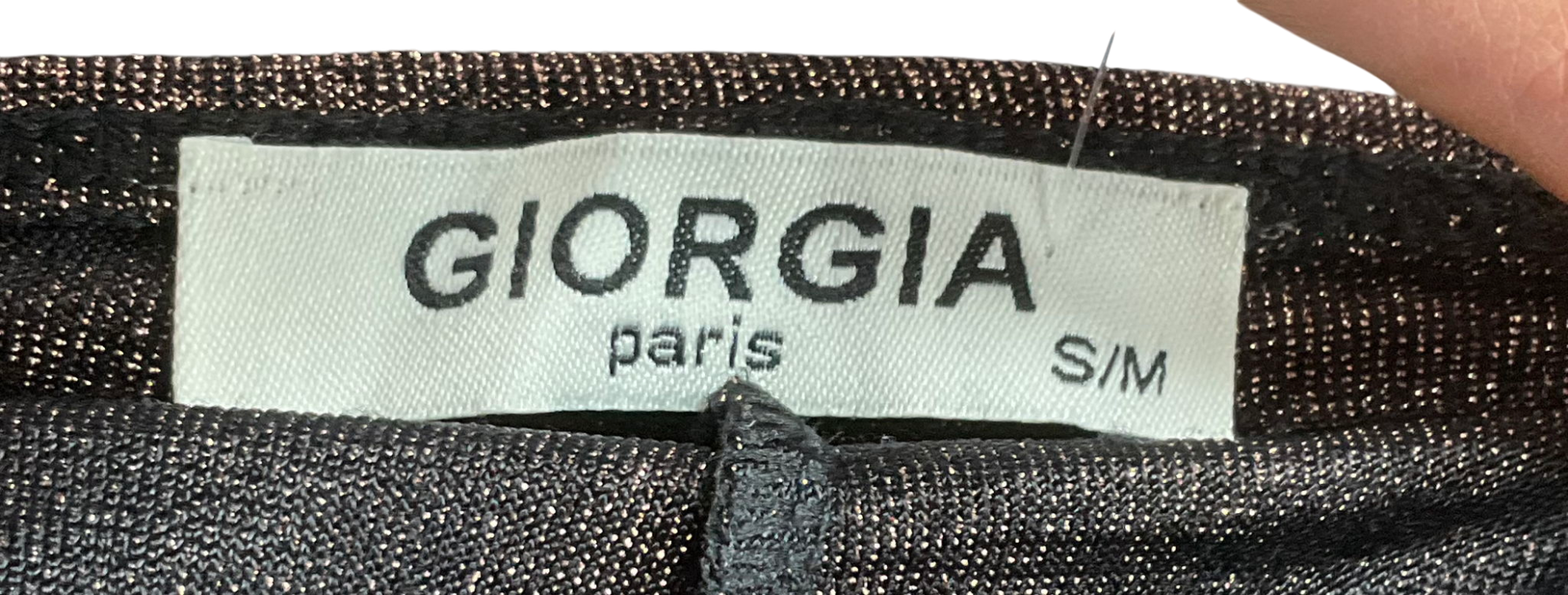 Paris Georgia Metallic Sparkly Flares UK S/M