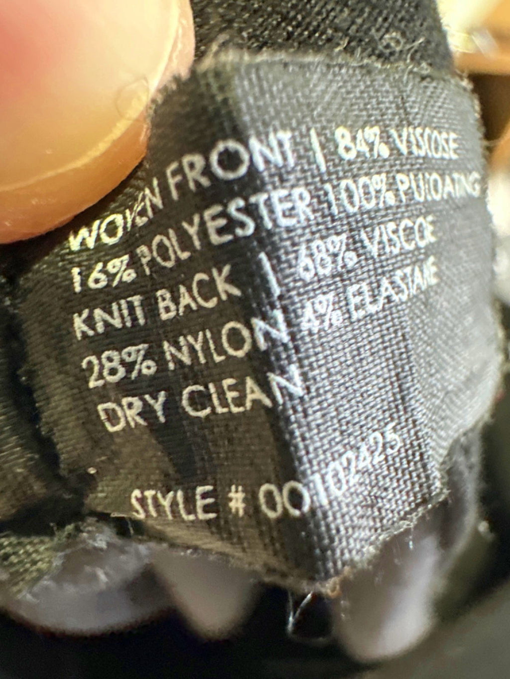 Club Monaco Black Leather-Panelled Leggings UK 4