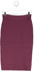 BCBGMAXAZRIA Purple Bandage Skirt XS