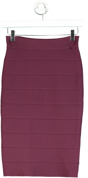 BCBGMAXAZRIA Purple Bandage Skirt XS