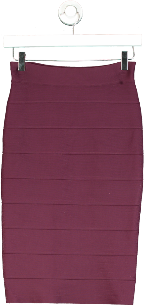 BCBGMAXAZRIA Purple Bandage Skirt XS