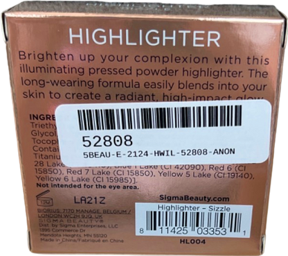 Sigma Highlighter Sizzle 9g
