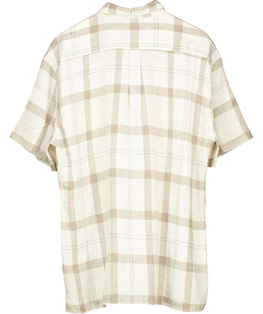 Barbour Beige Croft Check Shirt UK XL
