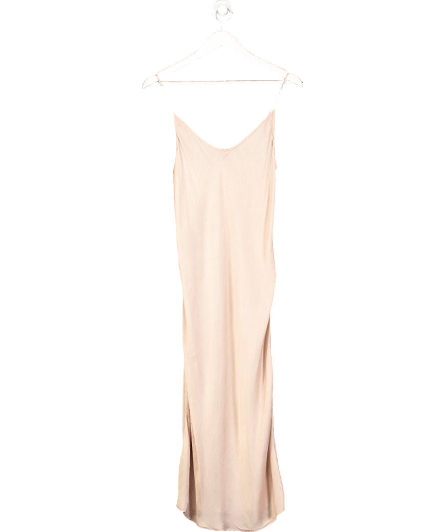 Skin Nude Silk Dress UK S