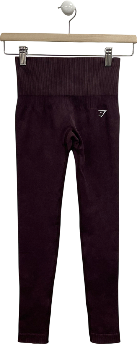 gymshark Purple Gains Seamless Leggings UK XS/S
