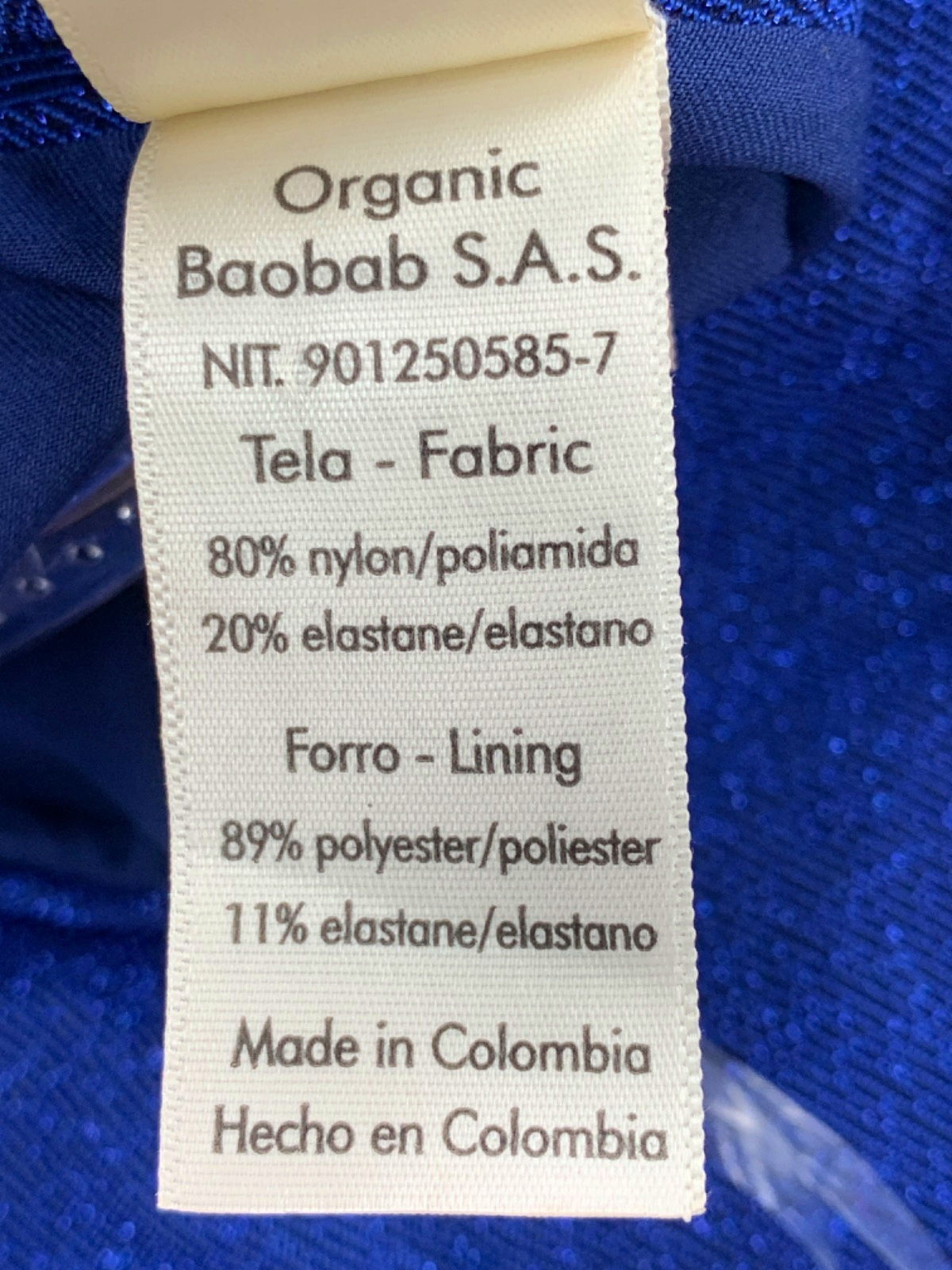 Baobab Blue Pandora Dress UK XS