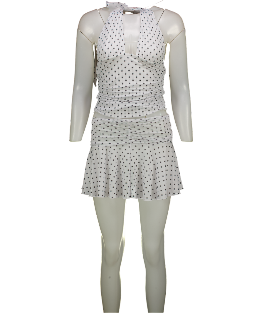 Inalbis White Polka Dot Set UK S