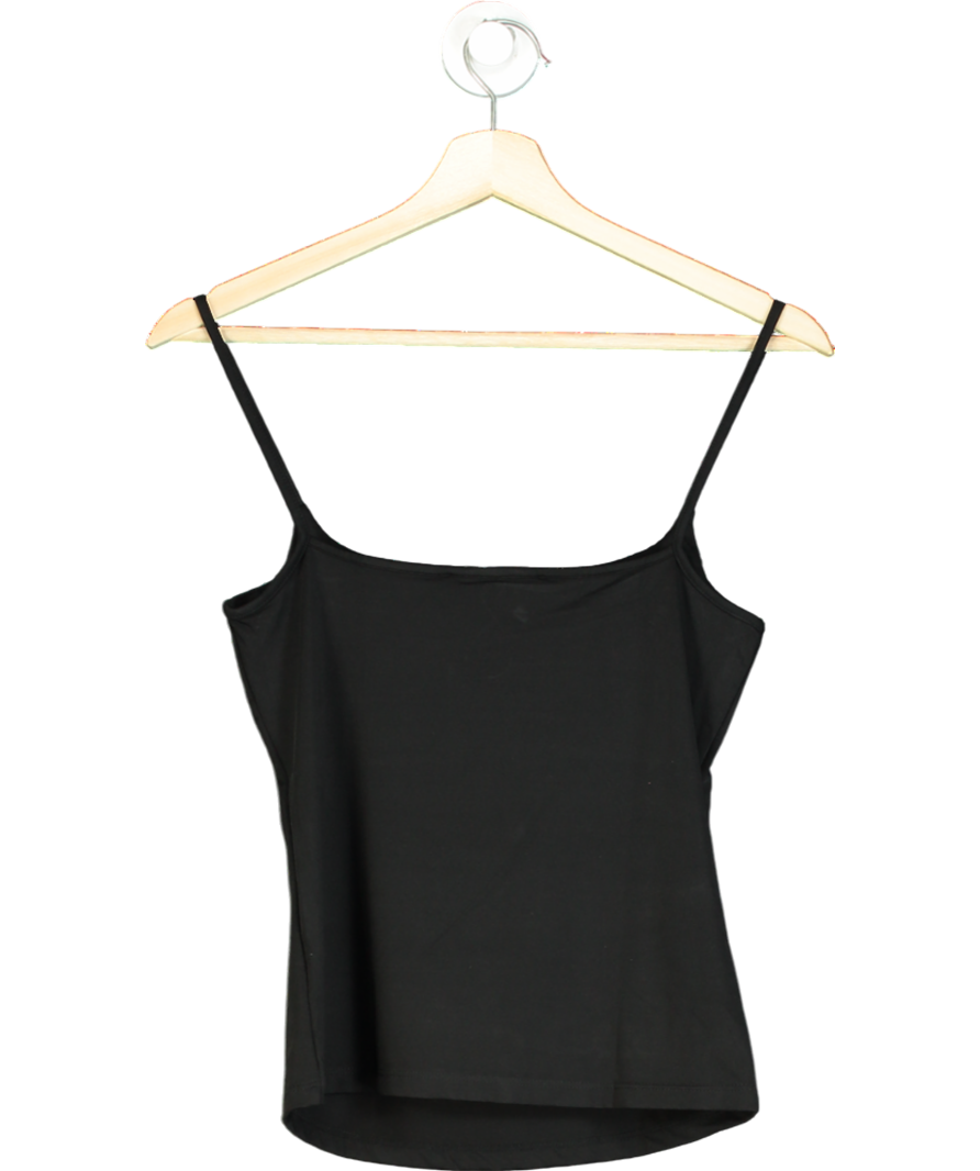 MANGO Black Strapless Halter Neck Top UK S