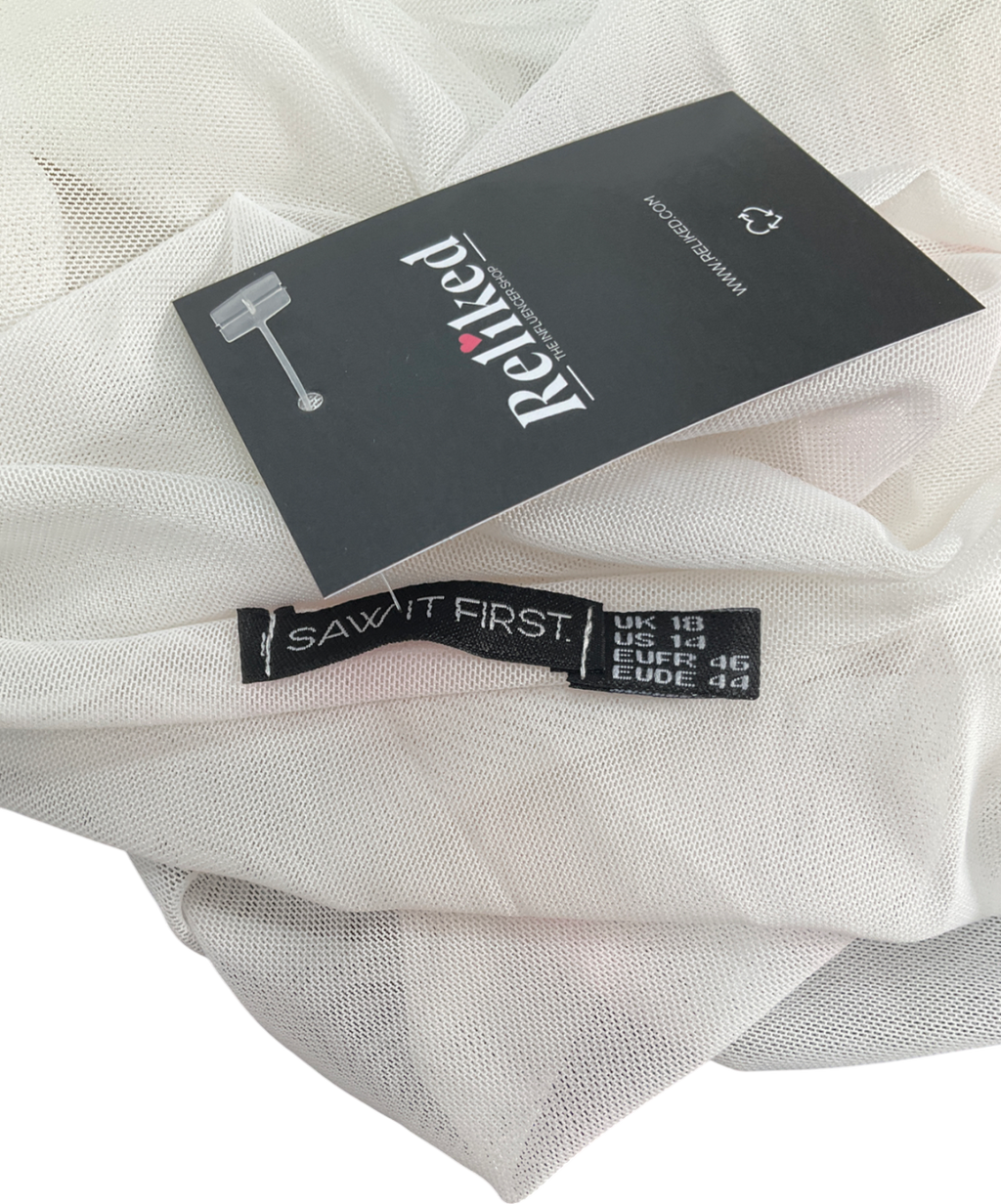 I saw it first White Sarong UK 18