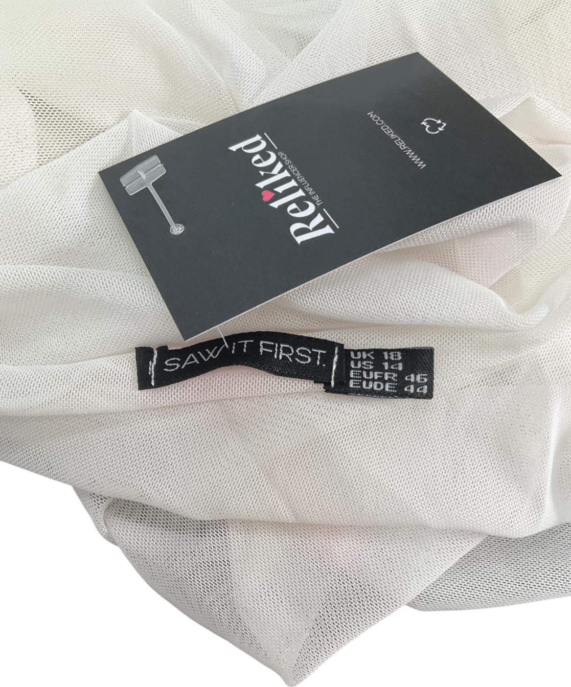 I saw it first White Sarong UK 18