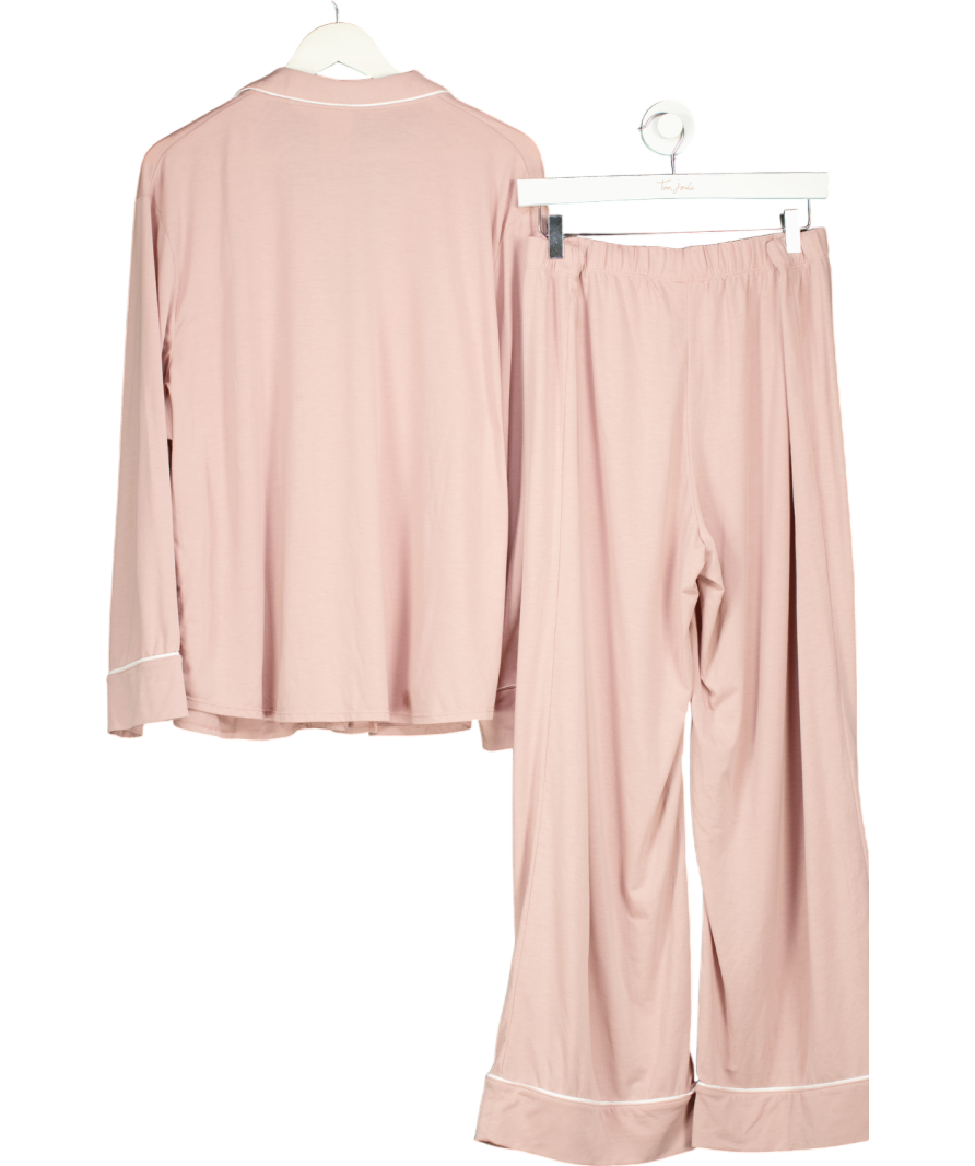 H&M Pink Pyjama Shirt & Trousers UK XL