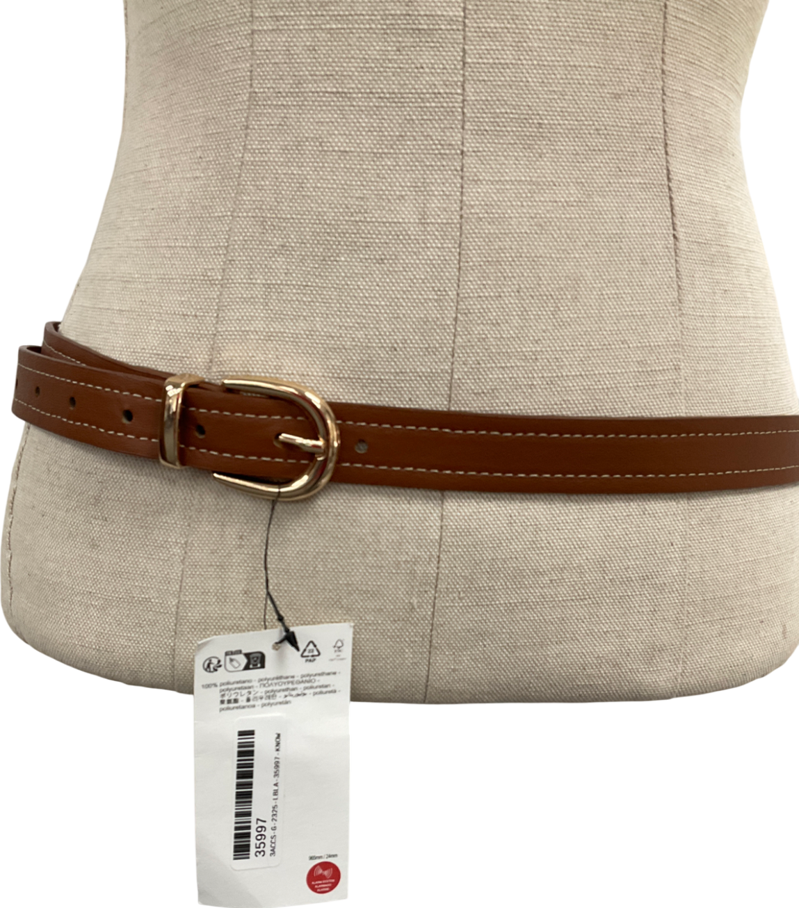 Index Beige Brown Belt W31