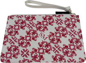 Dolce italiana Red Majolica Rosso - Clutch Sm Initials