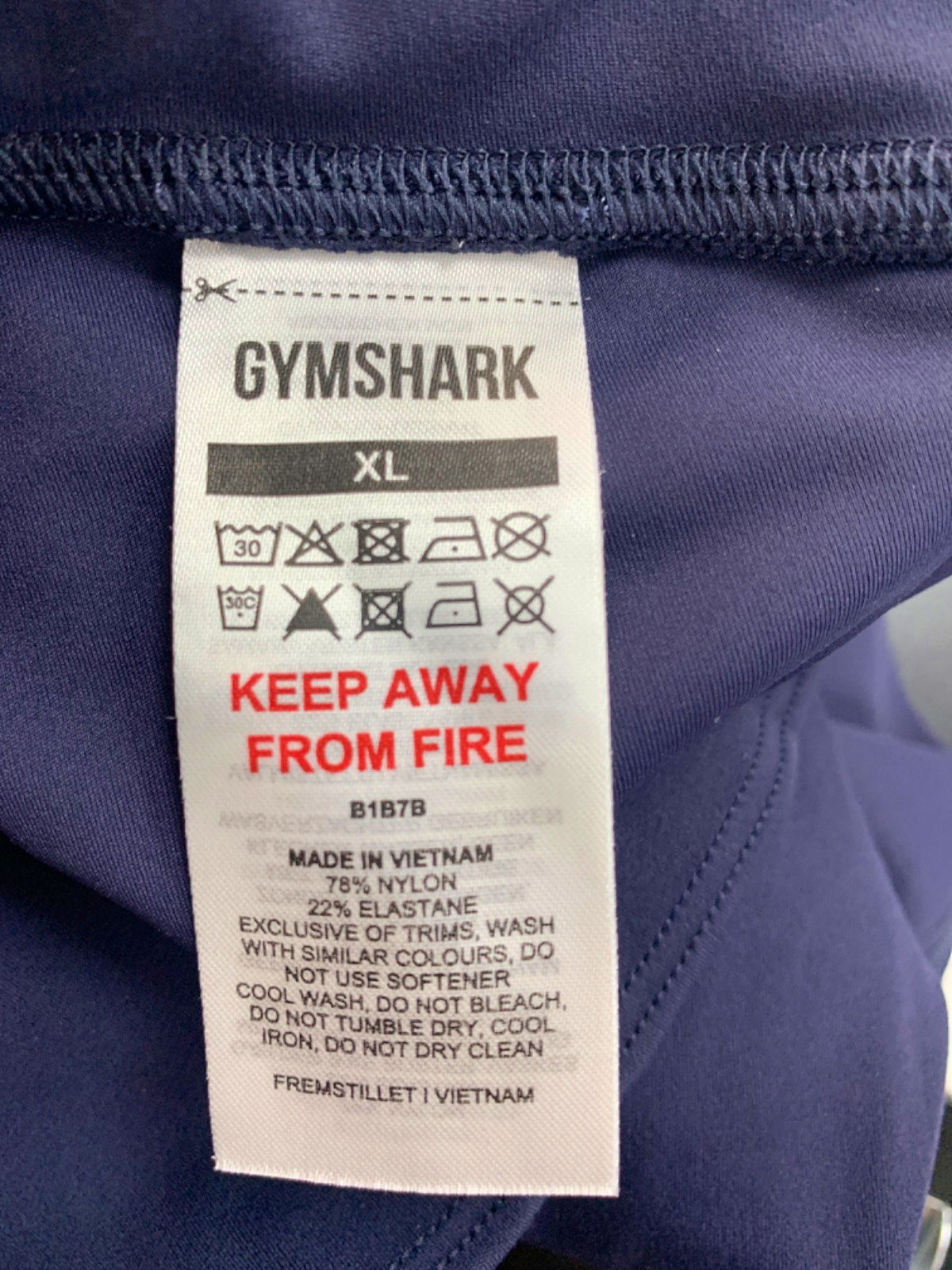 Gymshark Blue Leggings UK XL