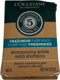 L'Occitane Purifying Freshness Solid Shampoo 60g