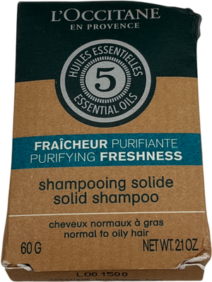 L'Occitane Purifying Freshness Solid Shampoo 60g