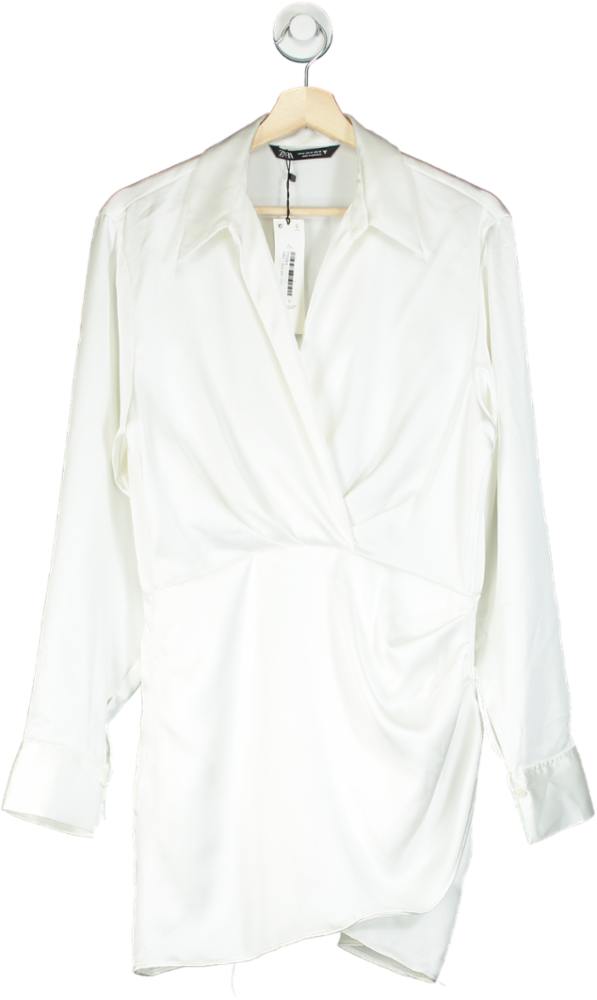 Zara White Shirt UK M