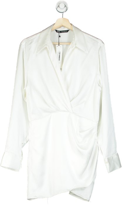 Zara White Shirt UK M