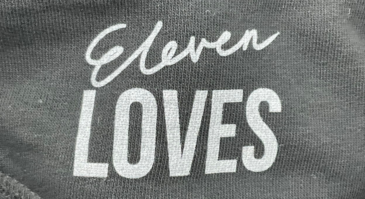 Eleven Loves Black White Wing Dove Sweatshirt UK L