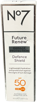 No7 Future Renew Damage Protection Defence Shield Spf50 50ML