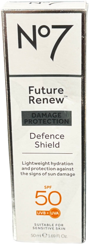 No7 Future Renew Damage Protection Defence Shield Spf50 50ML