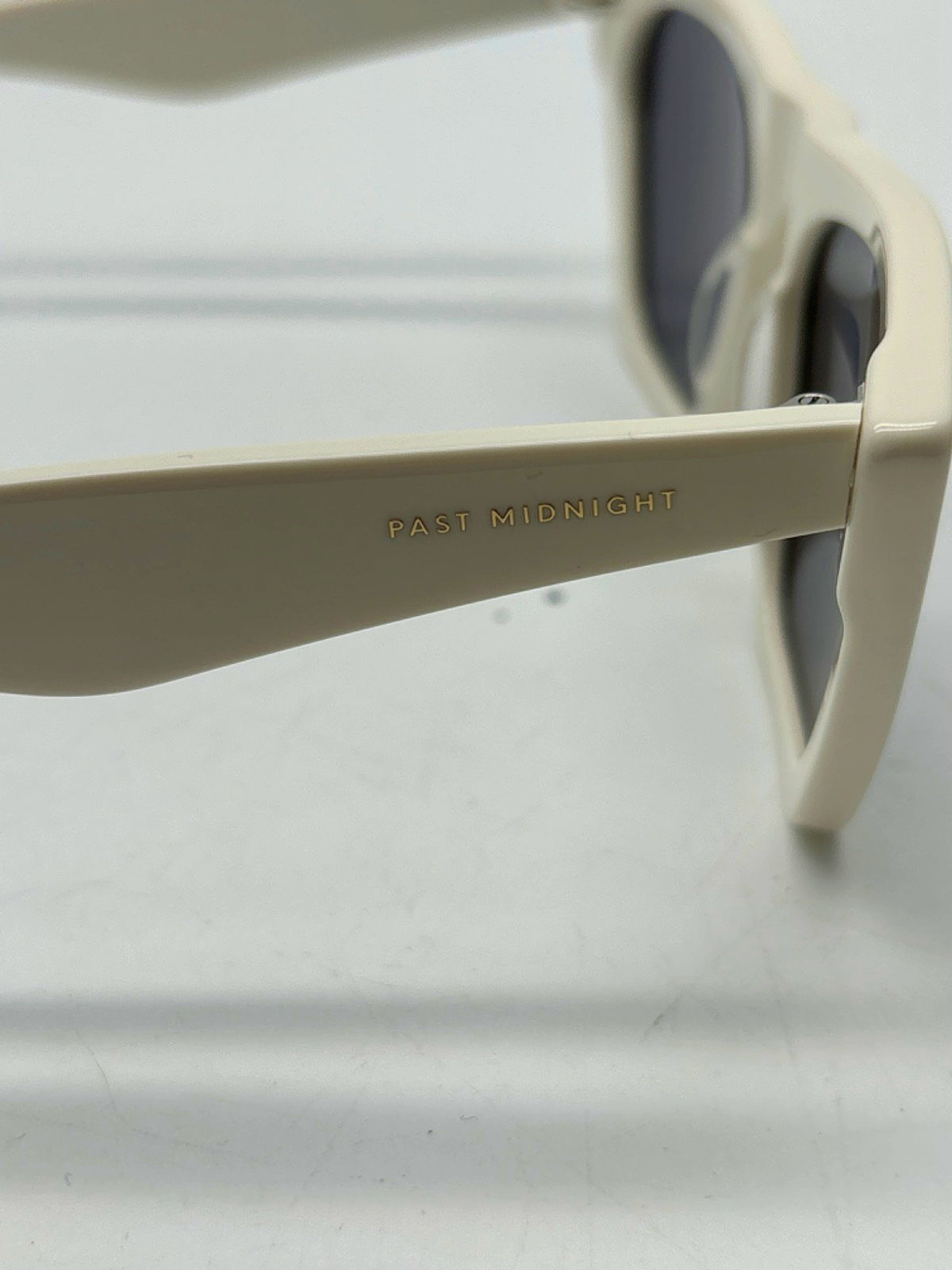 Past Midnight White The Classic 01 Sunglasses One Size