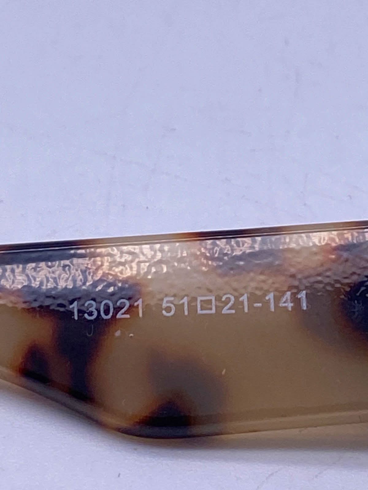 Tortoiseshell Rectangular Sunglasses 13021 51-21-141