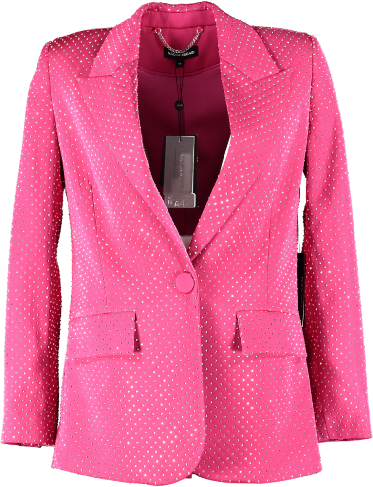 Nadine Merabi Hot Pink Kira Blazer UK XS