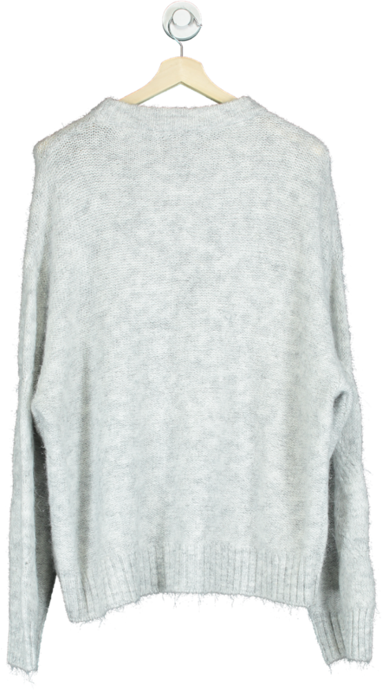 Topshop Grey Knitted Jumper UK M