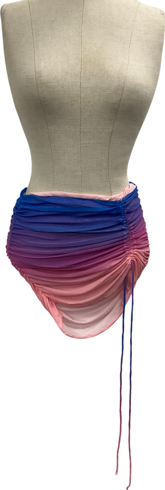 Candypants Purple Ombre Ruffle Festival Beach Skirt UK S