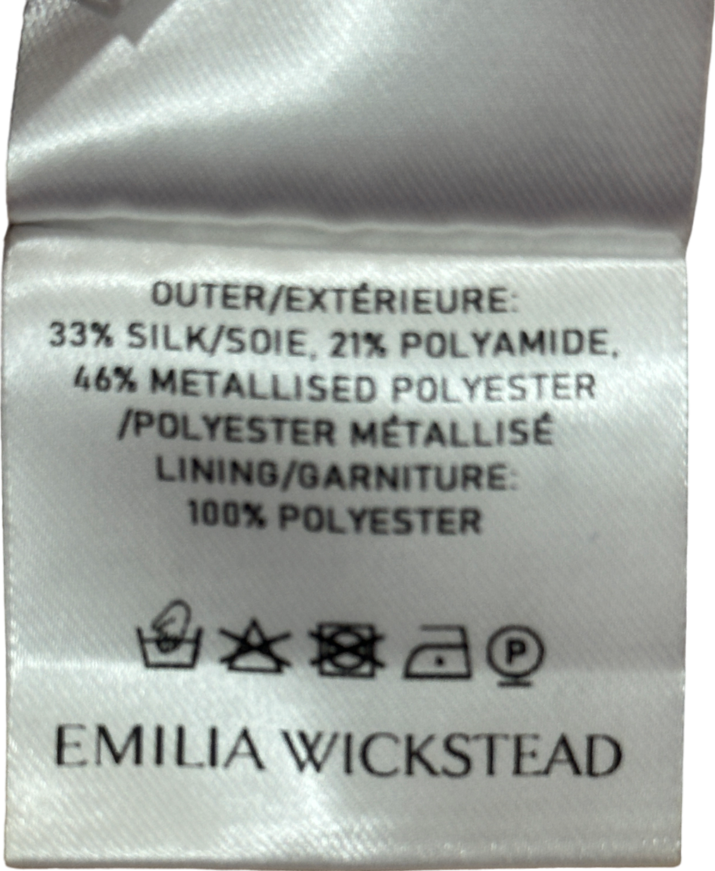 Emilia Wickstead Gold Metallic Gown UK 8