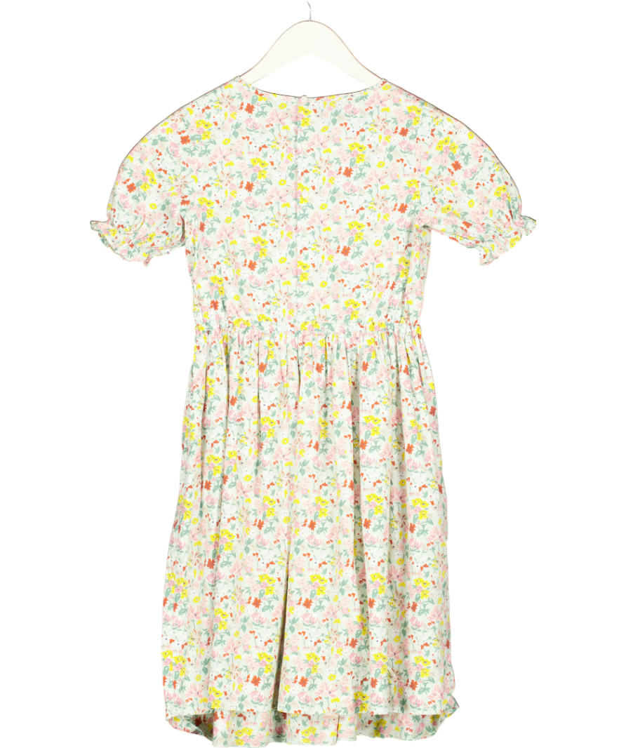 Bonpoint Green Cotton Floral Dress 10 Years