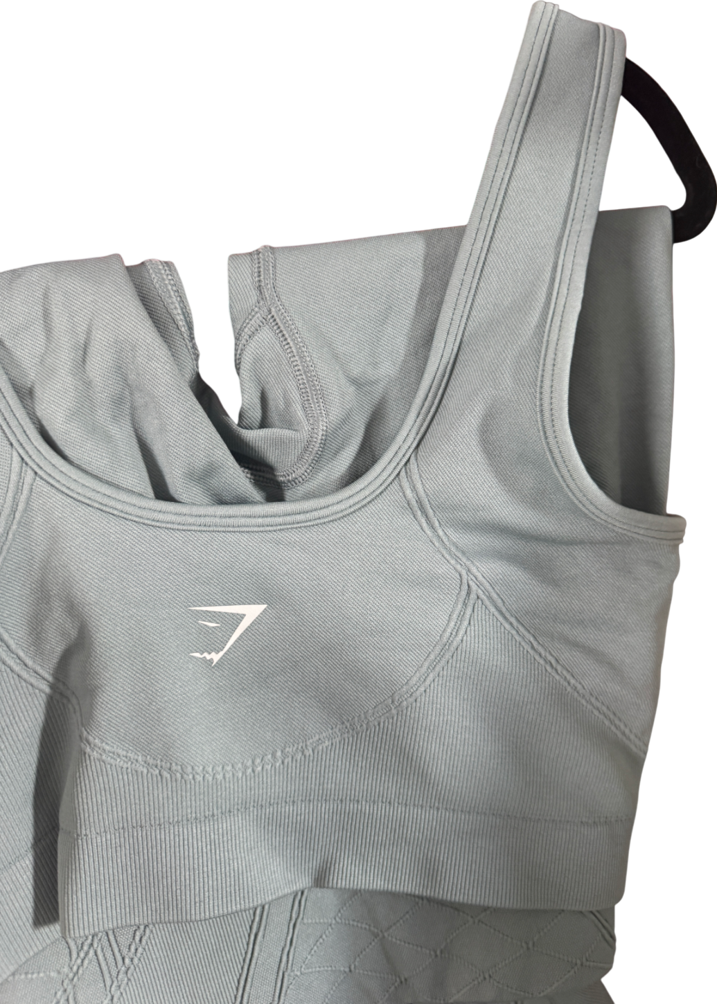 gymshark Green 2-piece Crop Top And Activewear Leggings UK XS/S