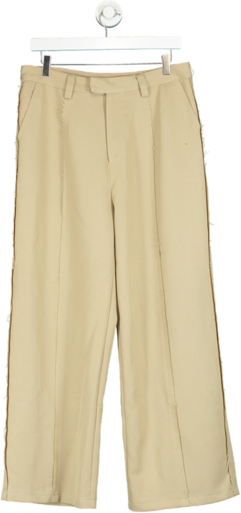Reclaimed Vintage Beige High Waist Trousers UK W32