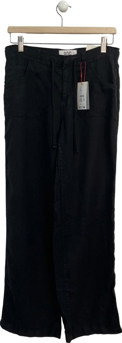 Urban Outfitters Black Linen 5-pocket Pants UK S